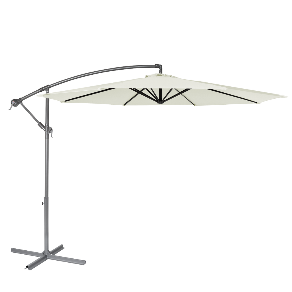 Banana Parasol with Cover 3m - Cream DG265