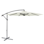 Banana Parasol with Cover 3m - Cream DG265