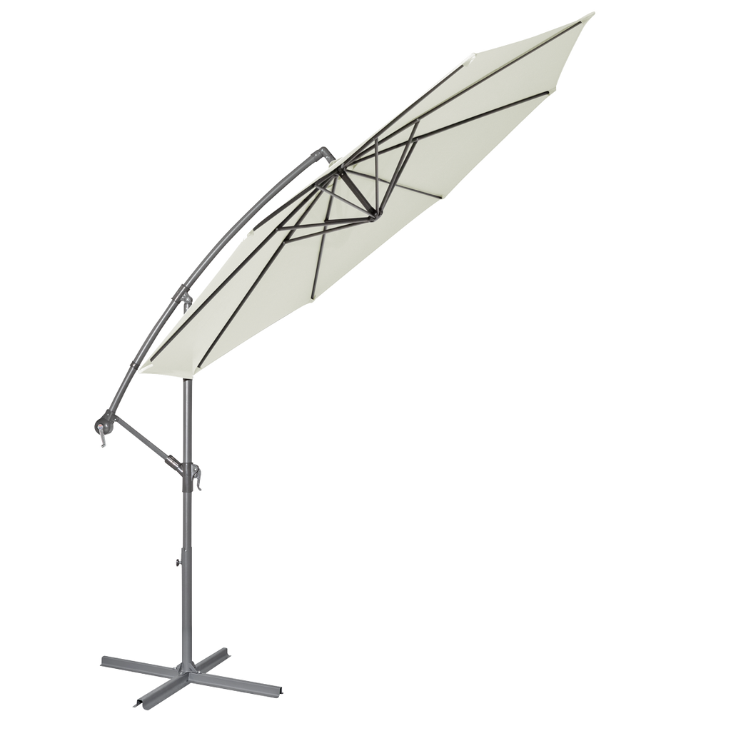 Banana Parasol with Cover 3m - Cream DG265