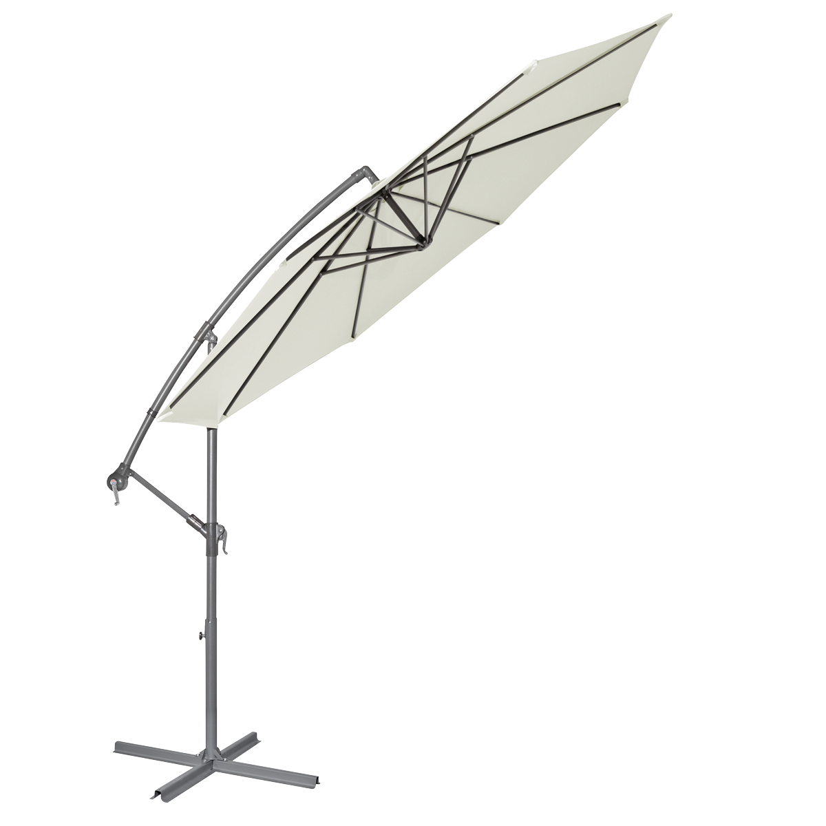 Banana Parasol with Cover 3m - Cream DG265