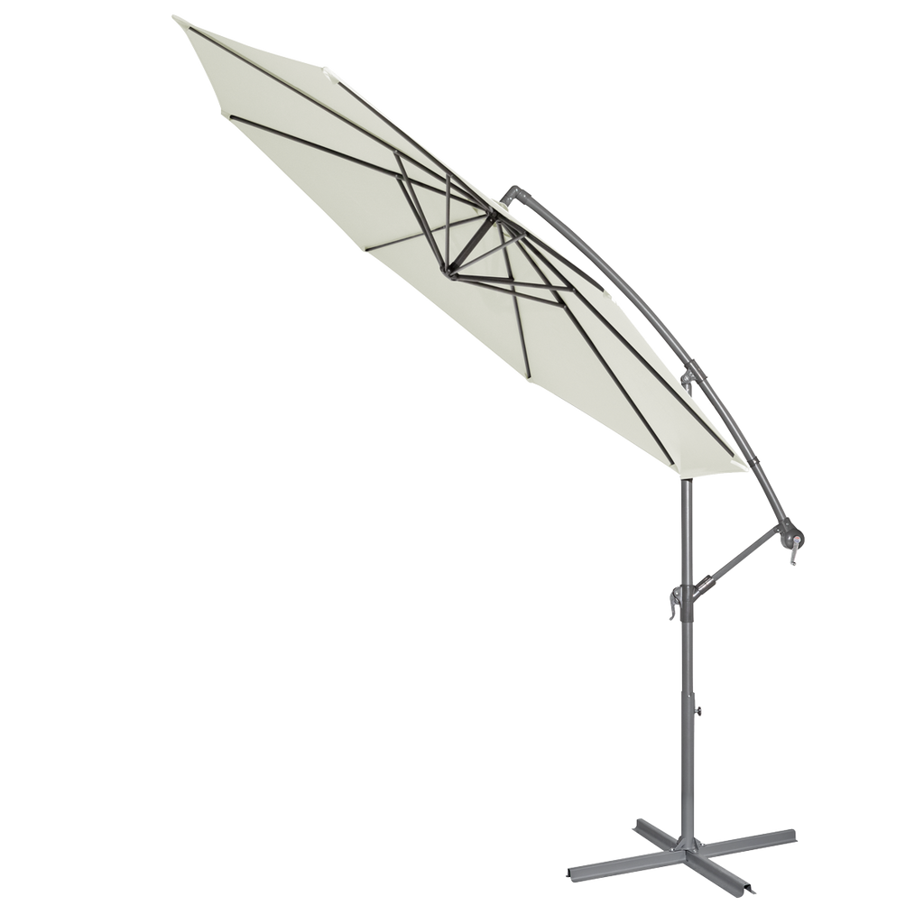 Banana Parasol with Cover 3m - Cream DG265