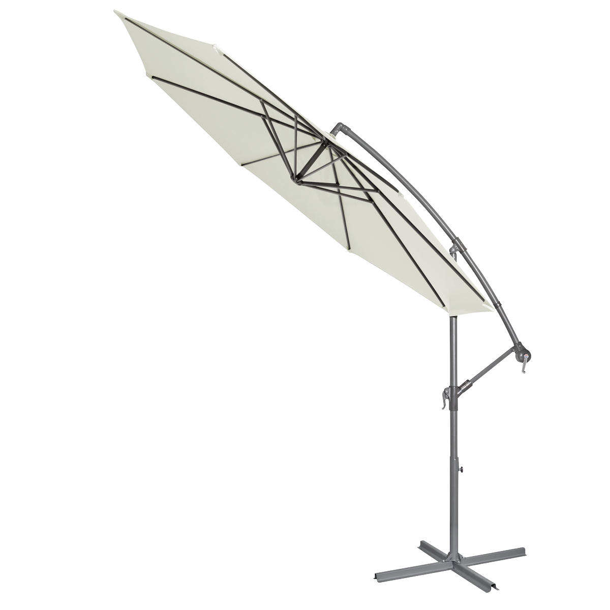 Banana Parasol with Cover 3m - Cream DG265