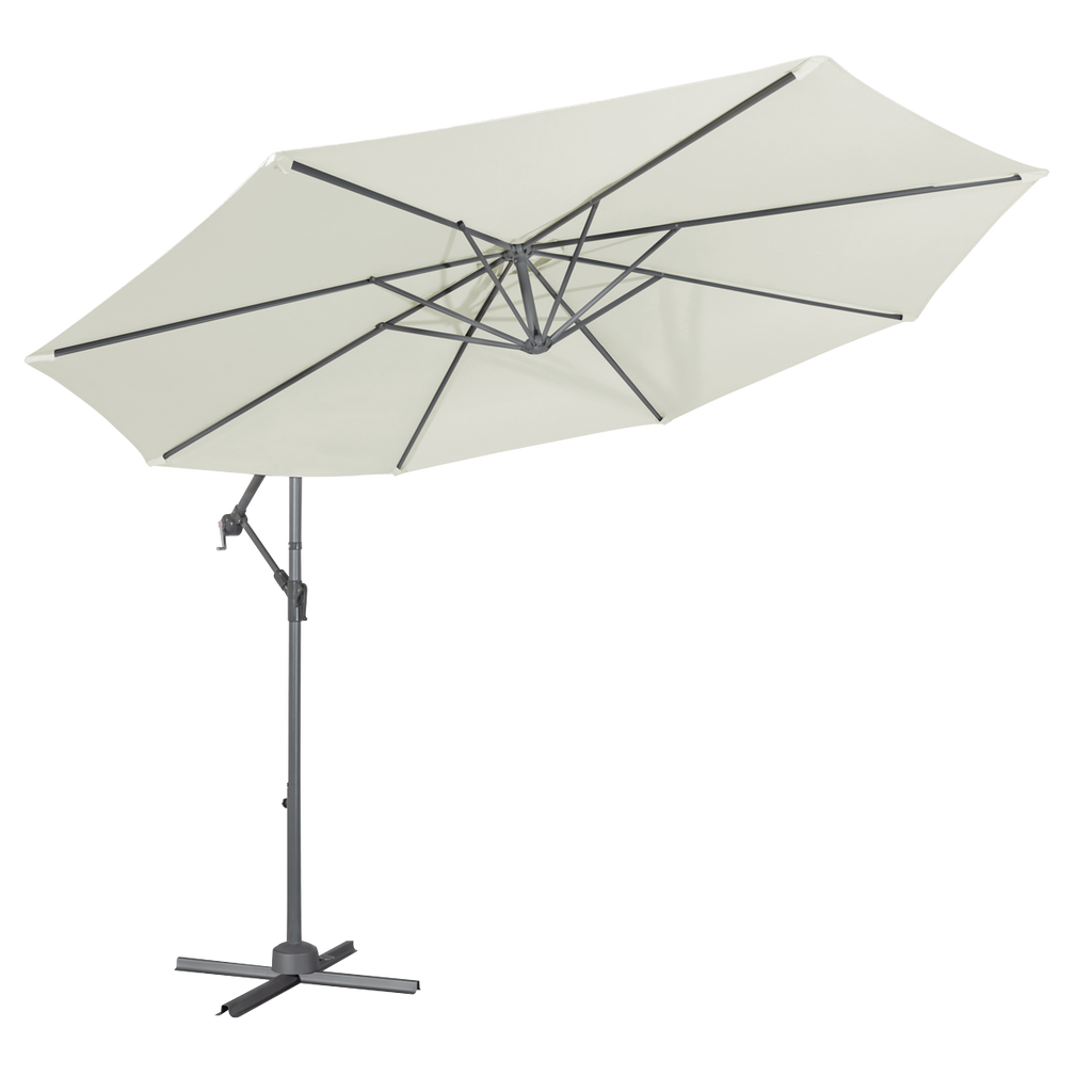 Banana Parasol with Cover 3m - Cream DG265