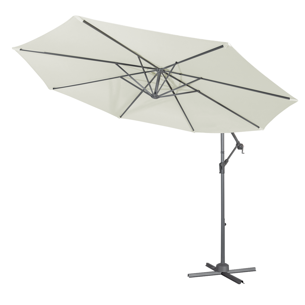 Banana Parasol with Cover 3m - Cream DG265