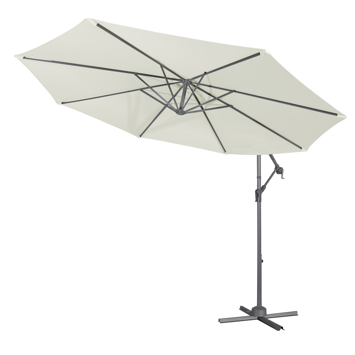 Banana Parasol with Cover 3m - Cream DG265