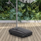 Fillable Parasol Base with Wheels, Water/Sand Fill 60L DG266