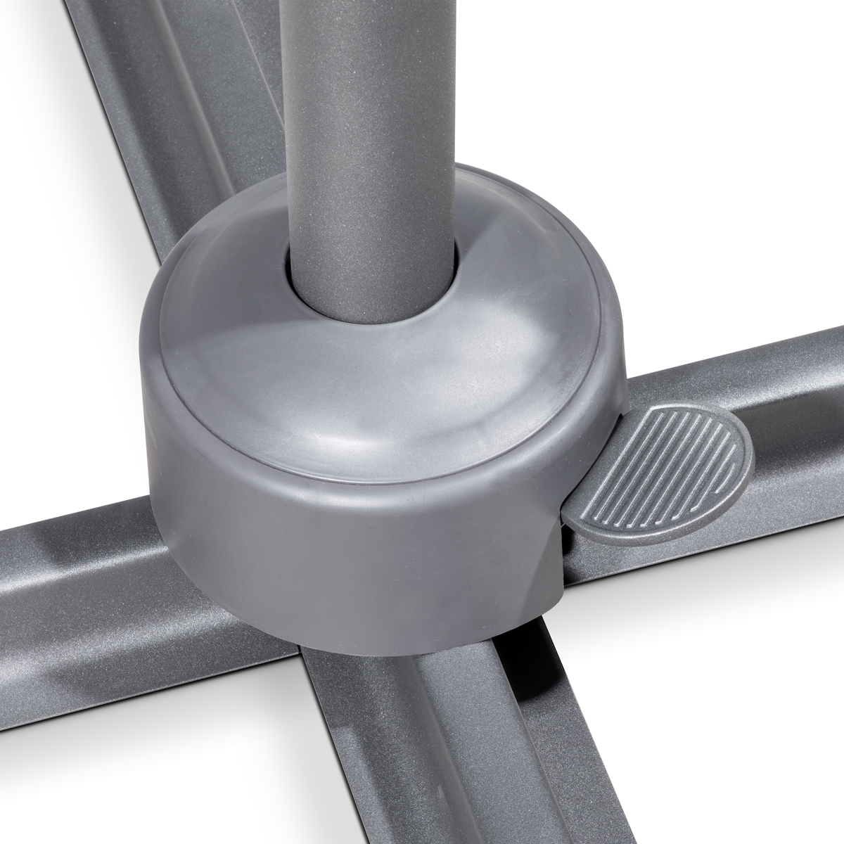 Cantilever Parasol with 360° Rotation, Tilt & Cover 3m - Grey DG267