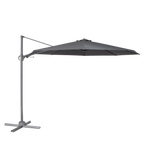 Cantilever Parasol with 360° Rotation, Tilt & Cover 3m - Grey DG267