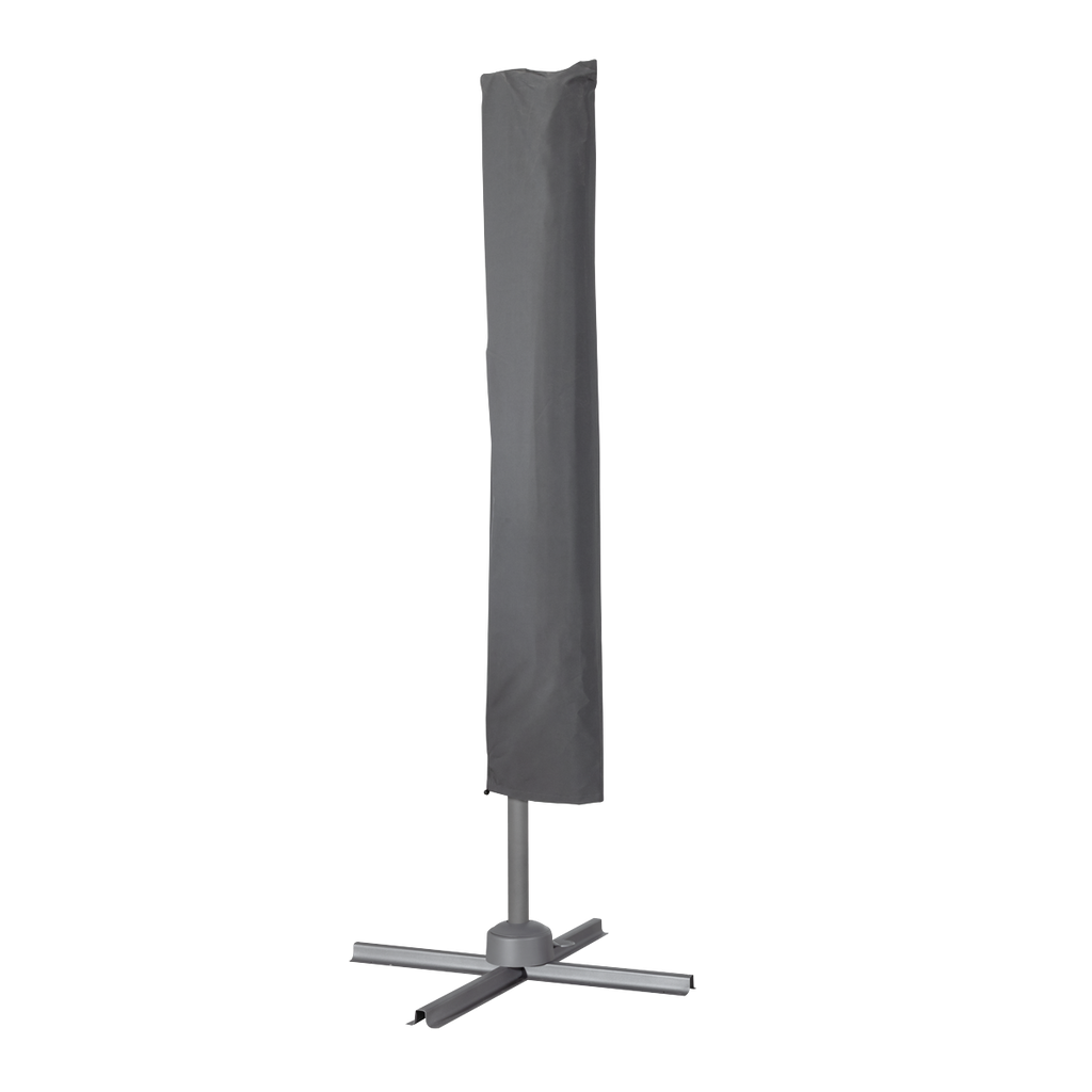 Cantilever Parasol with 360° Rotation, Tilt & Cover 3m - Grey DG267