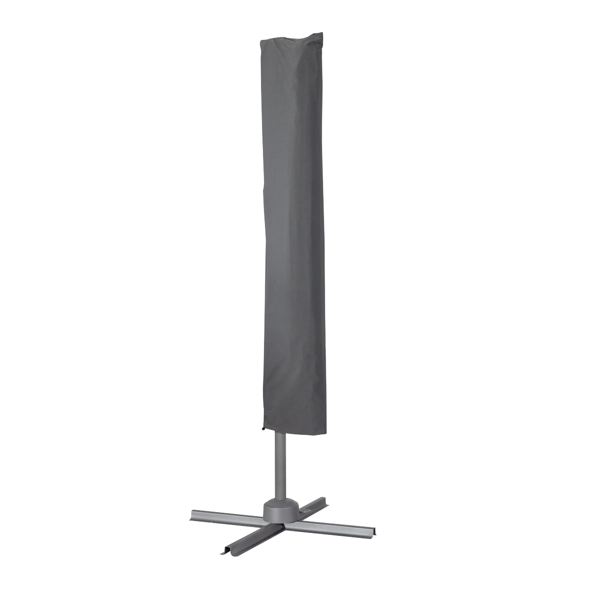 Cantilever Parasol with 360° Rotation, Tilt & Cover 3m - Grey DG267