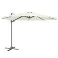 Cantilever Parasol with 360° Rotation, Tilt & Cover 3m - Cream DG268