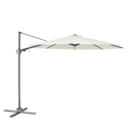 Cantilever Parasol with 360° Rotation, Tilt & Cover 3m - Cream DG268