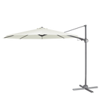 Cantilever Parasol with 360° Rotation, Tilt & Cover 3m - Cream DG268