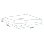 Fillable Parasol Base, Water/Sand Fill 92L 4pc DG269