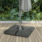 Fillable Parasol Base, Water/Sand Fill 92L 4pc DG269