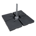 Fillable Parasol Base, Water/Sand Fill 92L 4pc DG269