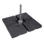 Fillable Parasol Base, Water/Sand Fill 92L 4pc DG269