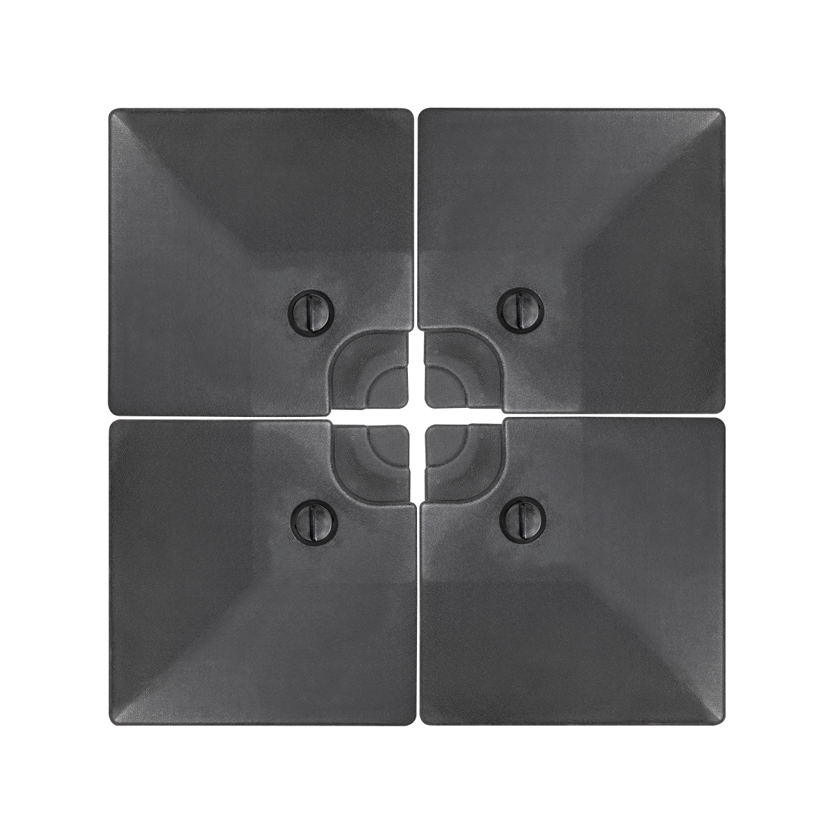 Fillable Parasol Base, Water/Sand Fill 92L 4pc DG269