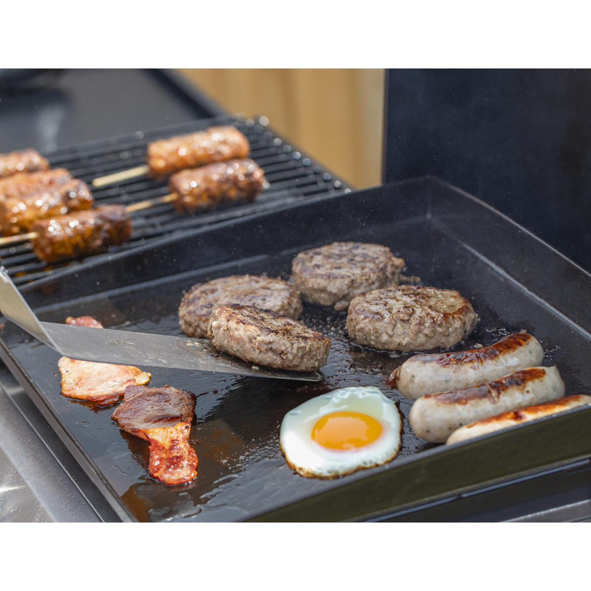 3 Burner Stainless Steel Portable Gas Plancha/Grill 8.5kW DG276