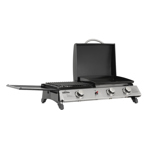 3 Burner Stainless Steel Portable Gas Plancha/Grill 8.5kW DG276