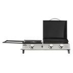 3 Burner Stainless Steel Portable Gas Plancha/Grill 8.5kW DG276