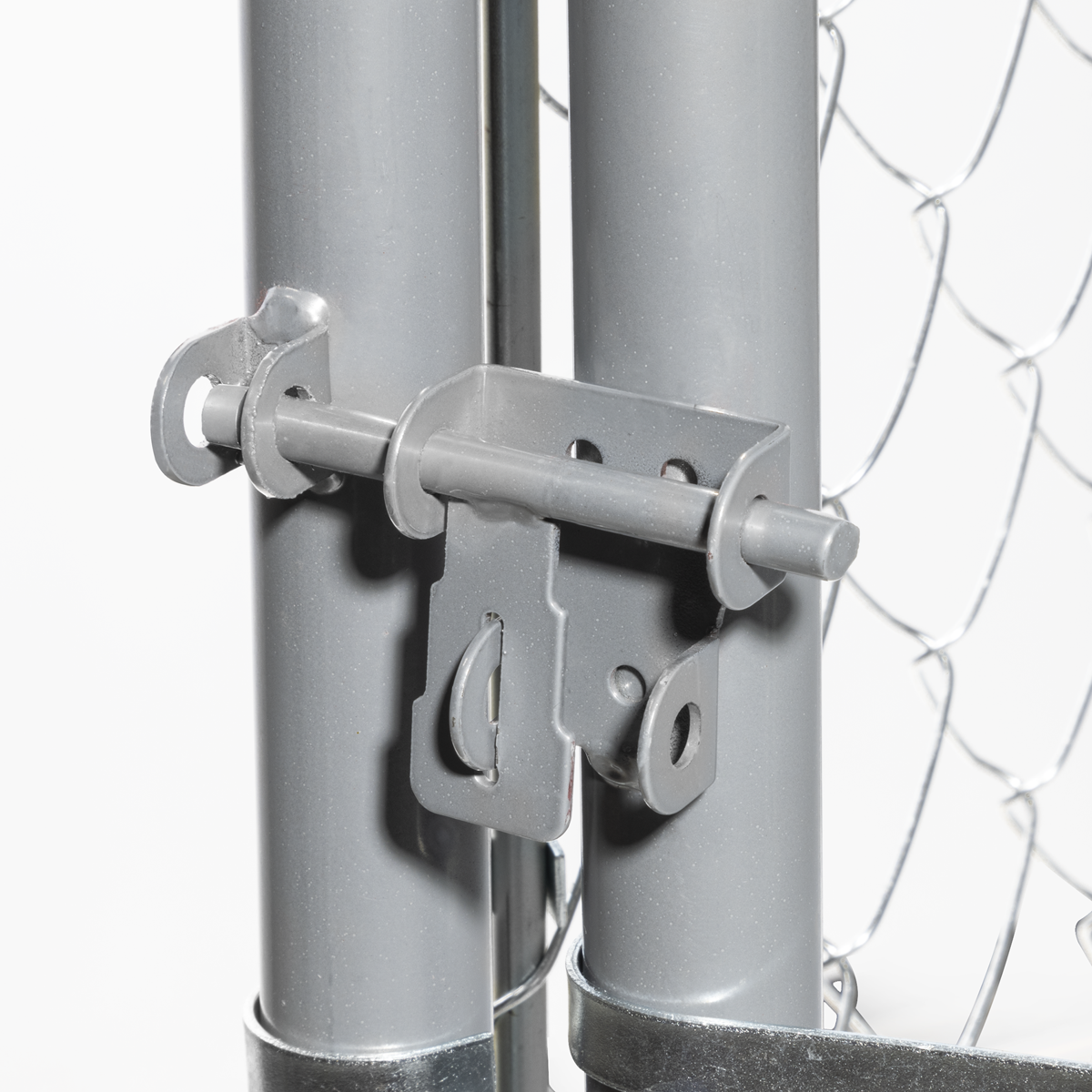 Galvanised Steel Dog Kennel with Roof Cover & Chain Link Fencing DG281