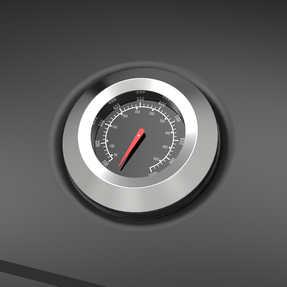 Charcoal Grill BBQ Smoker and Trolley with 2 Side Shelves - Black DG283