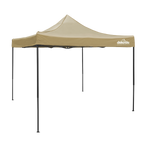 3x3m Pop-Up Gazebo Canopy with Water-Resistant Carry Bag, Stakes & Weight Bags - Beige DG304