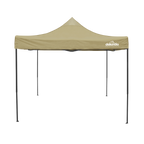 3x3m Pop-Up Gazebo Canopy with Water-Resistant Carry Bag, Stakes & Weight Bags - Beige DG304