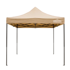 3x4.5m Pop-Up Gazebo Canopy with Water-Resistant Carry Bag, Stakes & Weight Bags - Beige DG305