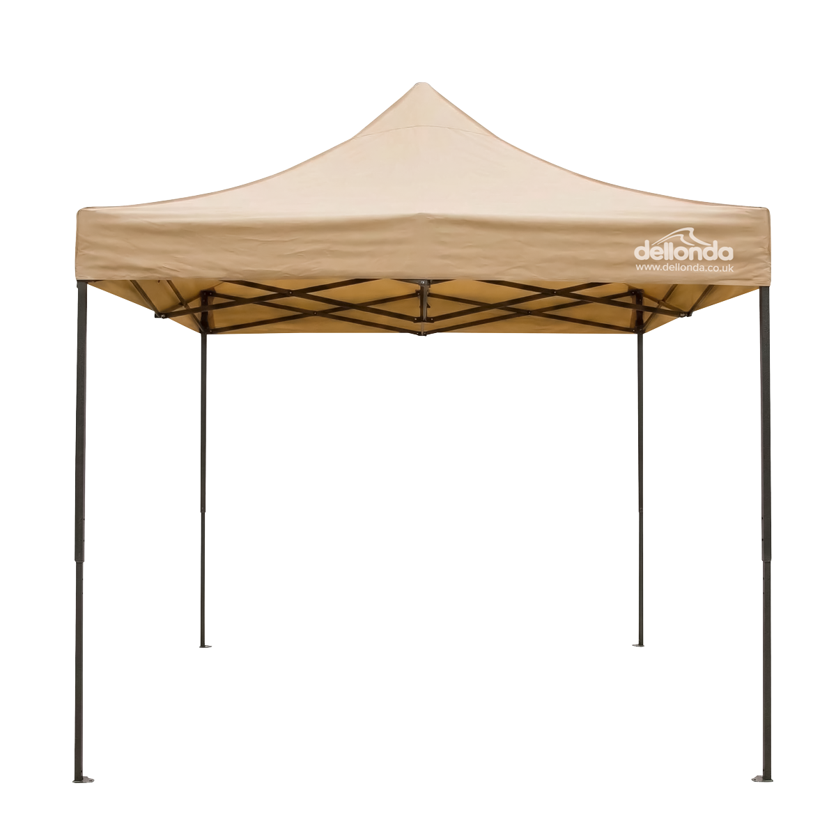 3x4.5m Pop-Up Gazebo Canopy with Water-Resistant Carry Bag, Stakes & Weight Bags - Beige DG305