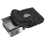 4 Burner Portable Gas Plancha with Warming Rack 10kW & Heavy Duty Cover DG311