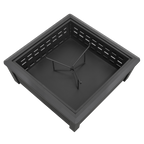 Square Outdoor Fire Pit 89cm - Black DG43
