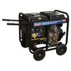 5000W Diesel Welder Generator 4-Stroke Engine 110/230V DG5000W