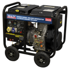 5000W Diesel Welder Generator 4-Stroke Engine 110/230V DG5000W