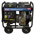 5000W Diesel Welder Generator 4-Stroke Engine 110/230V DG5000W