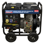 5000W Diesel Welder Generator 4-Stroke Engine 110/230V DG5000W