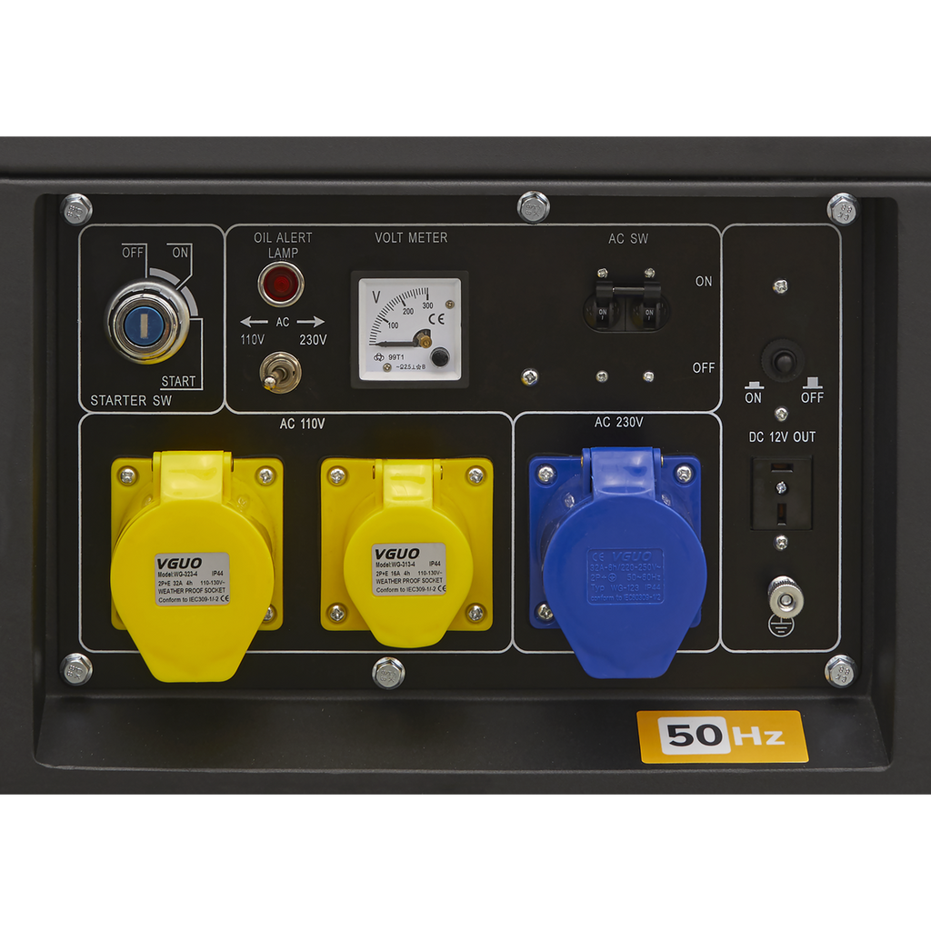 5000W Generator 4-Stroke Engine 110/230V DG5000