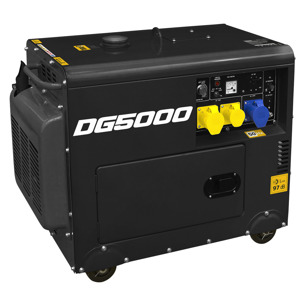 5000W Generator 4-Stroke Engine 110/230V DG5000