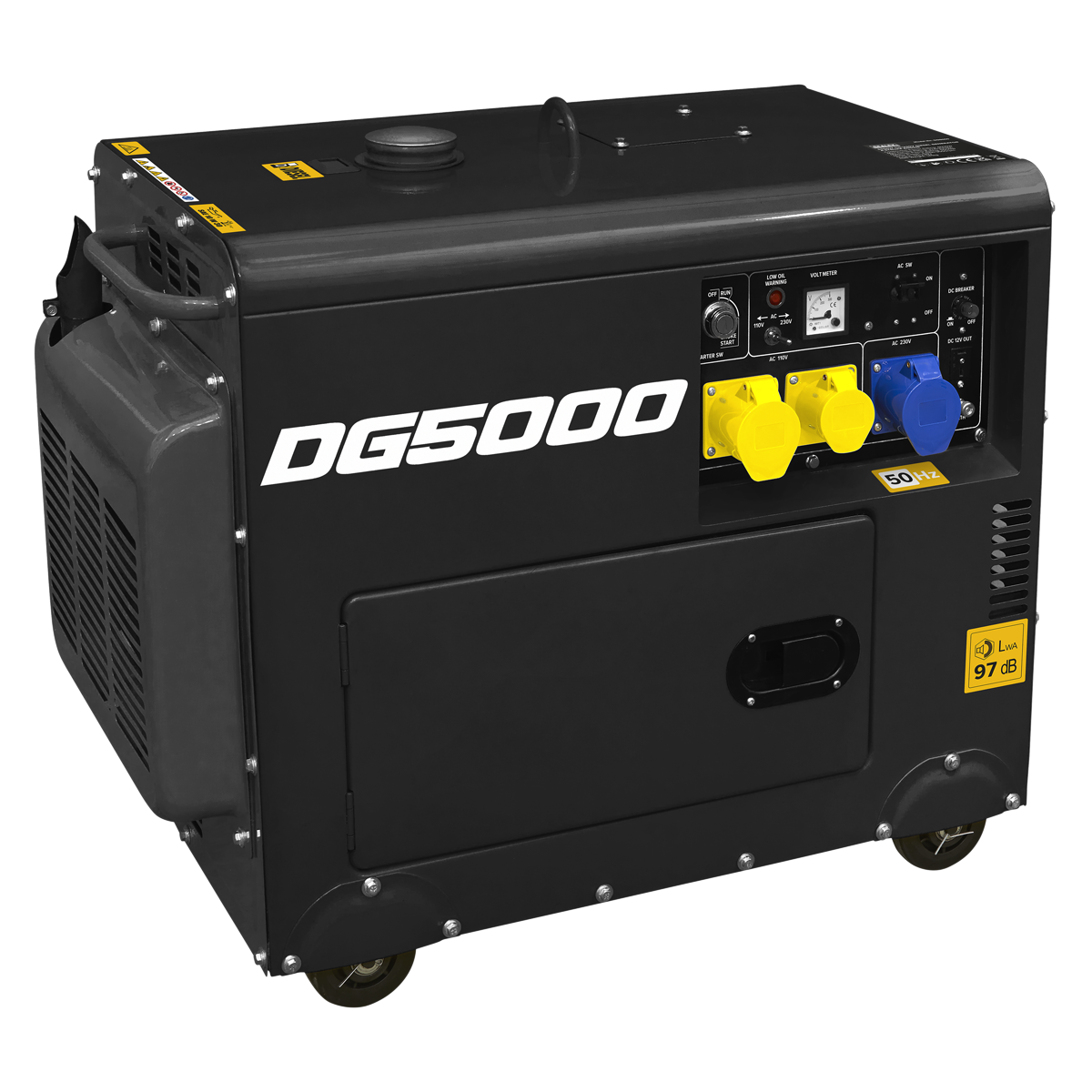 5000W Generator 4-Stroke Engine 110/230V DG5000