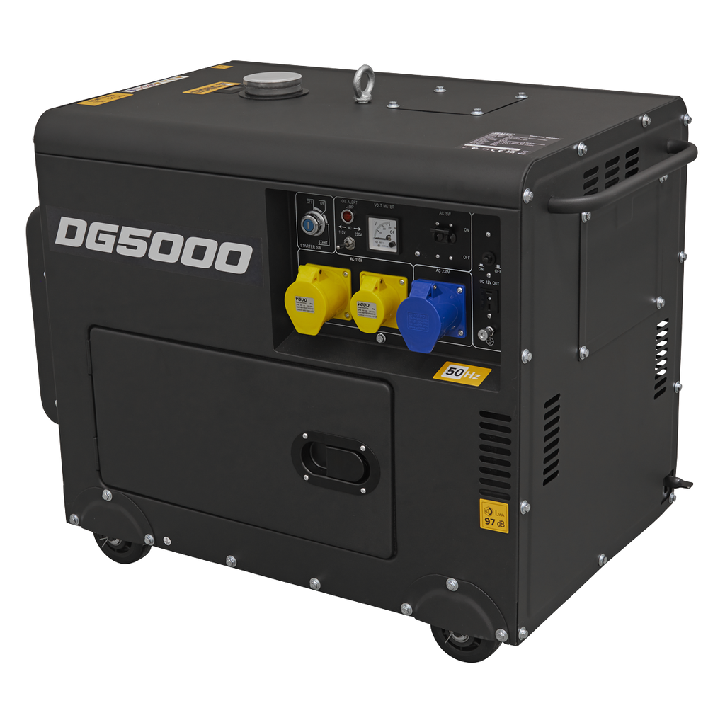 5000W Generator 4-Stroke Engine 110/230V DG5000