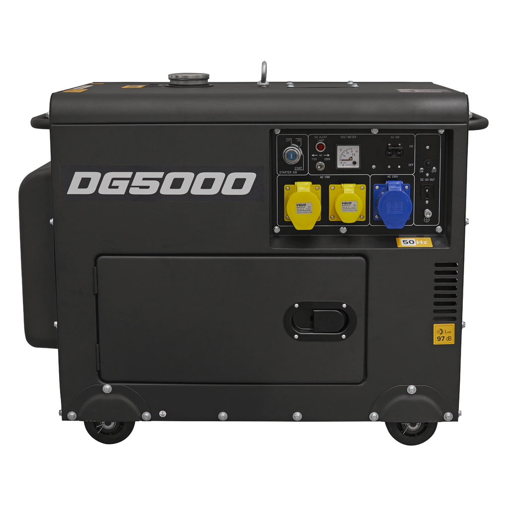 5000W Generator 4-Stroke Engine 110/230V DG5000