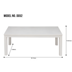 Kyoto Aluminium Outdoor Sofa & Coffee Table Set 4pc DG52