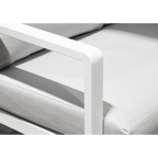 Kyoto Aluminium Outdoor Corner Sofa & Coffee Table Set 3pc DG53