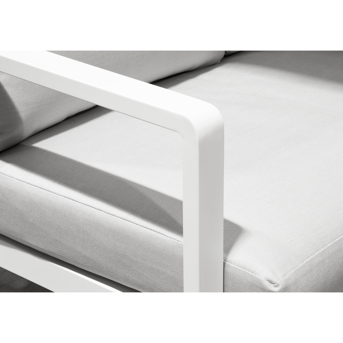 Kyoto Aluminium Outdoor Corner Sofa & Coffee Table Set 3pc DG53