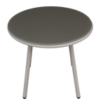Como Steel Bistro Set with Tempered Glass Tabletop 3pc DG55