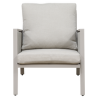 Fusion Aluminium Outdoor Sofa, Arm Chairs & Coffee Table Set 4pc DG56