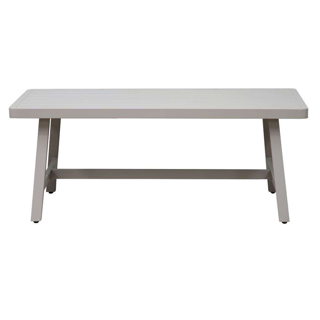 Fusion Aluminium Outdoor Corner Sofa & Coffee Table Set 4pc DG57