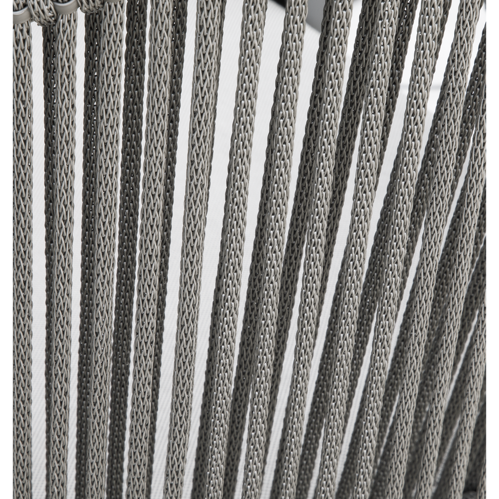 Echo Aluminium Balcony Set with Tempered Glass Tabletop 3pc DG58