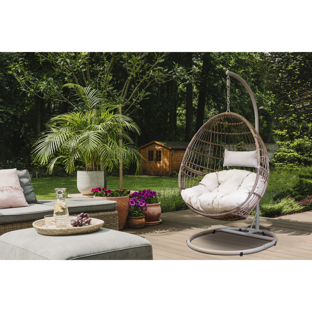 Single Swinging Egg Chair with Cushion DG60